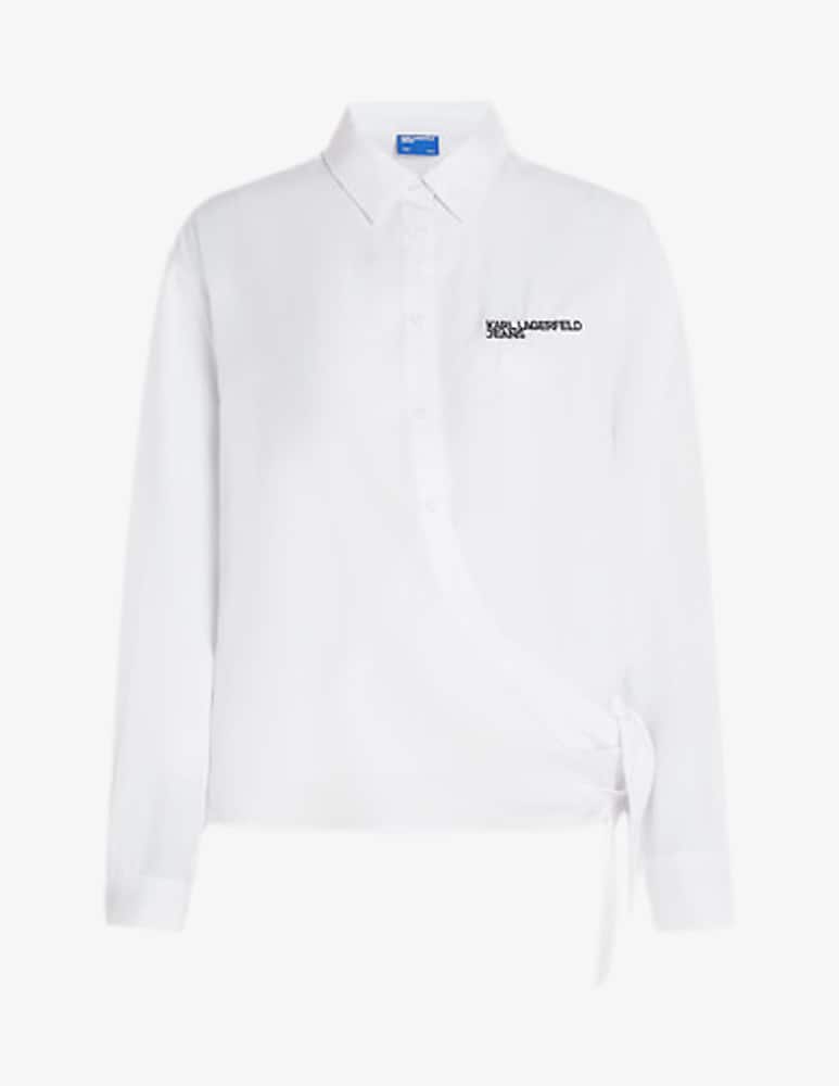 rinascente Karl Lagerfeld Camicia con fiocco laterale