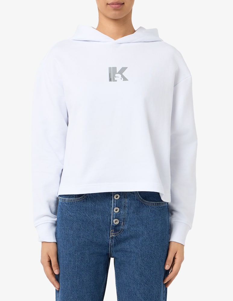 rinascente Karl Lagerfeld Jeans Felpa cappuccio con logo
