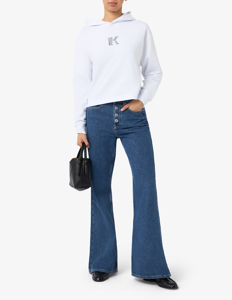 rinascente Karl Lagerfeld Jeans Felpa cappuccio con logo