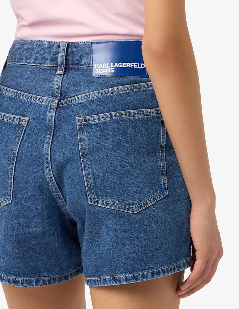 rinascente Karl Lagerfeld Jeans Shorts in jeans a vita alta
