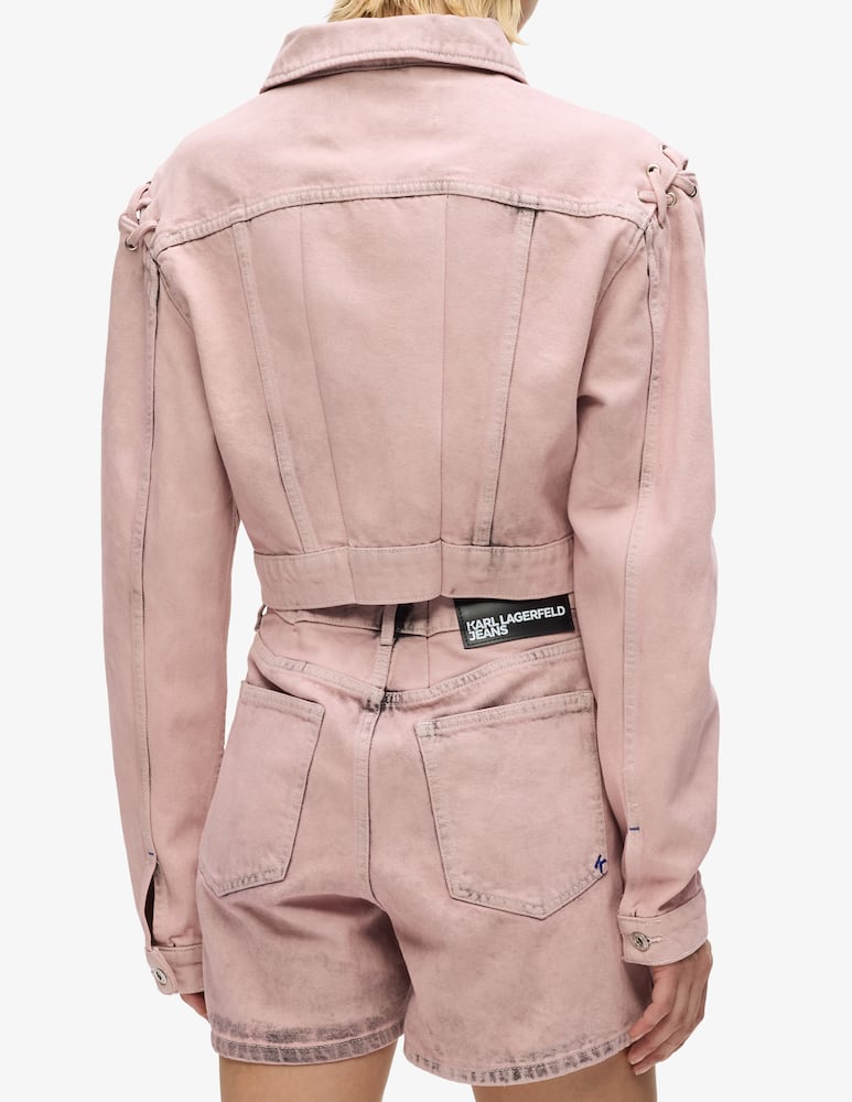 rinascente Karl Lagerfeld Jeans Giacca jeans con lacci