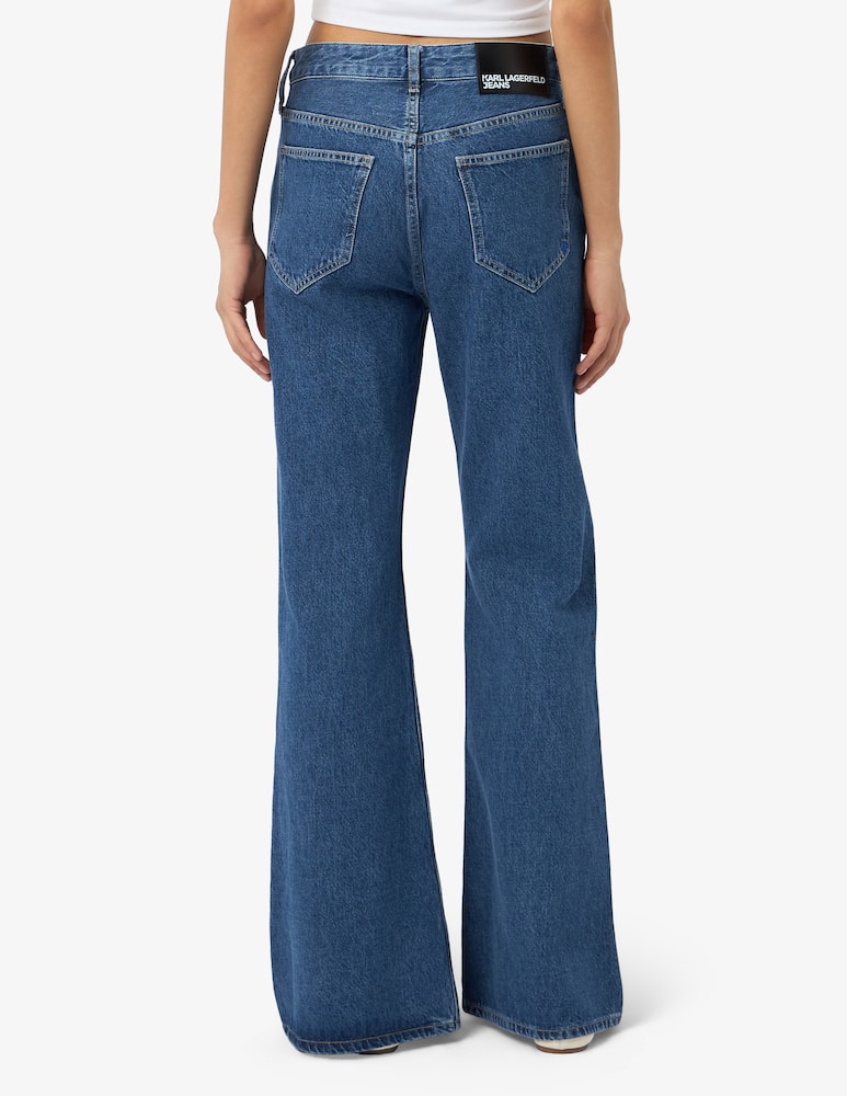rinascente Karl Lagerfeld Jeans Jeans flare a vita alta