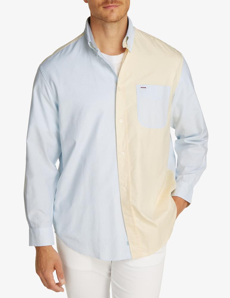 Tommy Hilfiger Camicia manica lunga bicolore - immagine 1 Tommy Hilfiger Camicia manica lunga bicolore - immagine 1