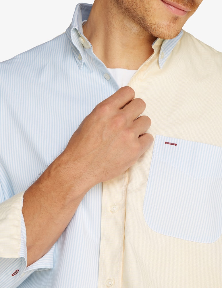 Tommy Hilfiger Camicia manica lunga bicolore - immagine 4 Tommy Hilfiger Camicia manica lunga bicolore - immagine 4