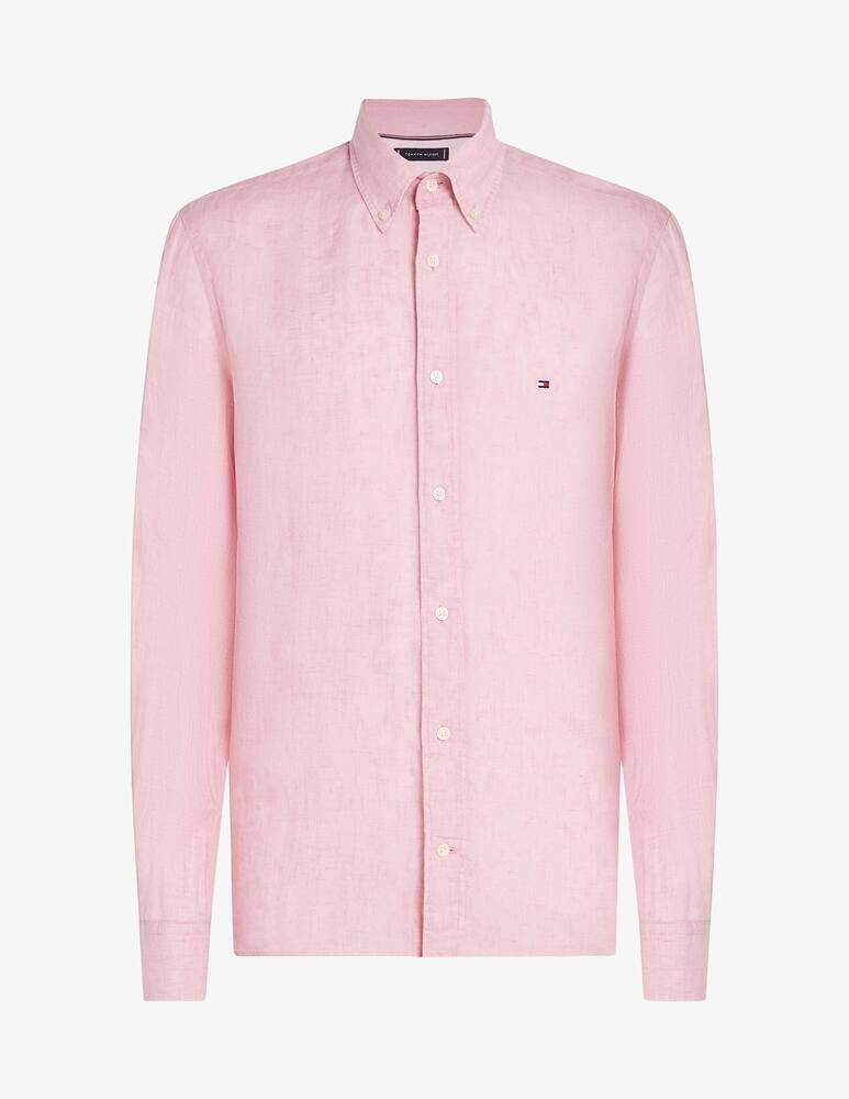 rinascente Tommy Hilfiger Camicia lino tinta unita