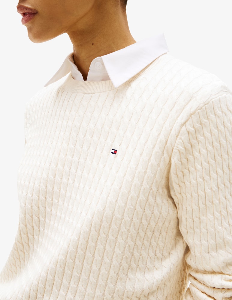 Tommy Hilfiger Maglione girocollo in cotone - immagine 4 Tommy Hilfiger Maglione girocollo in cotone - immagine 4