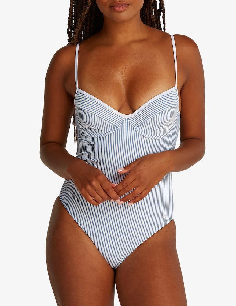 rinascente Tommy Hilfiger Striped one piece swimsuit