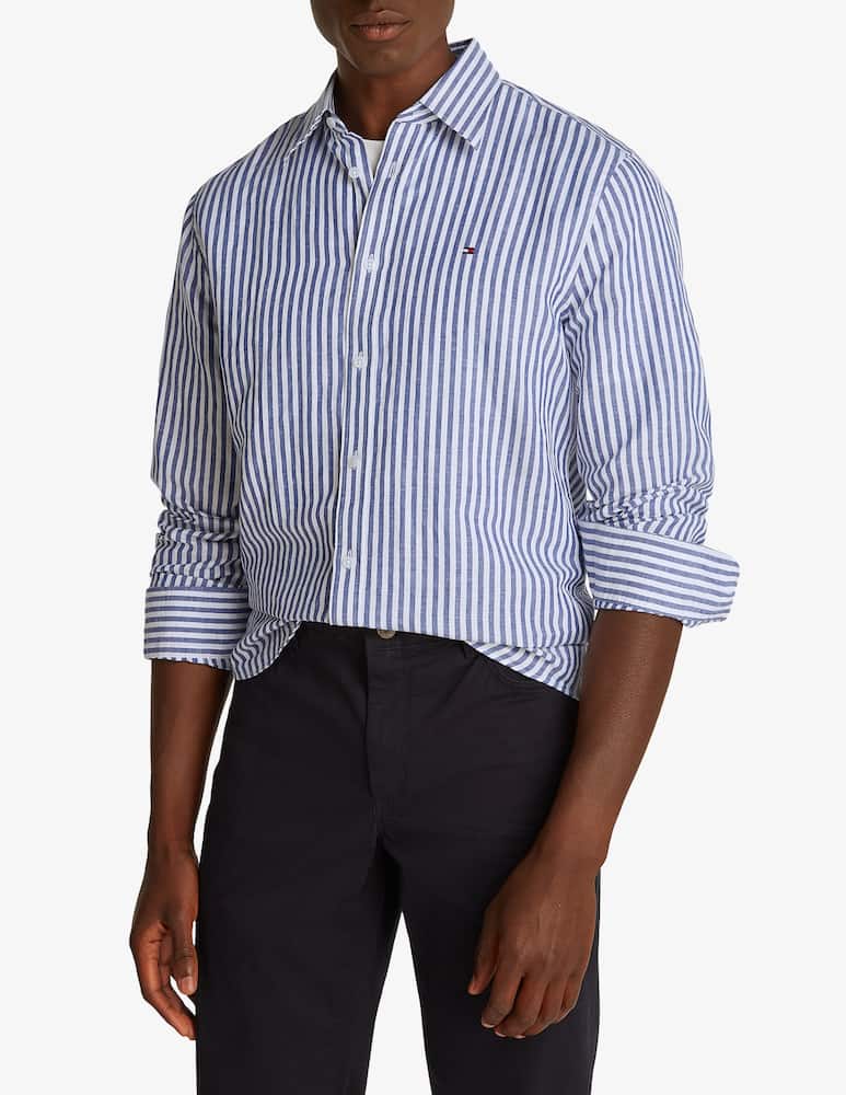 rinascente Tommy Hilfiger Camicia lino a righe