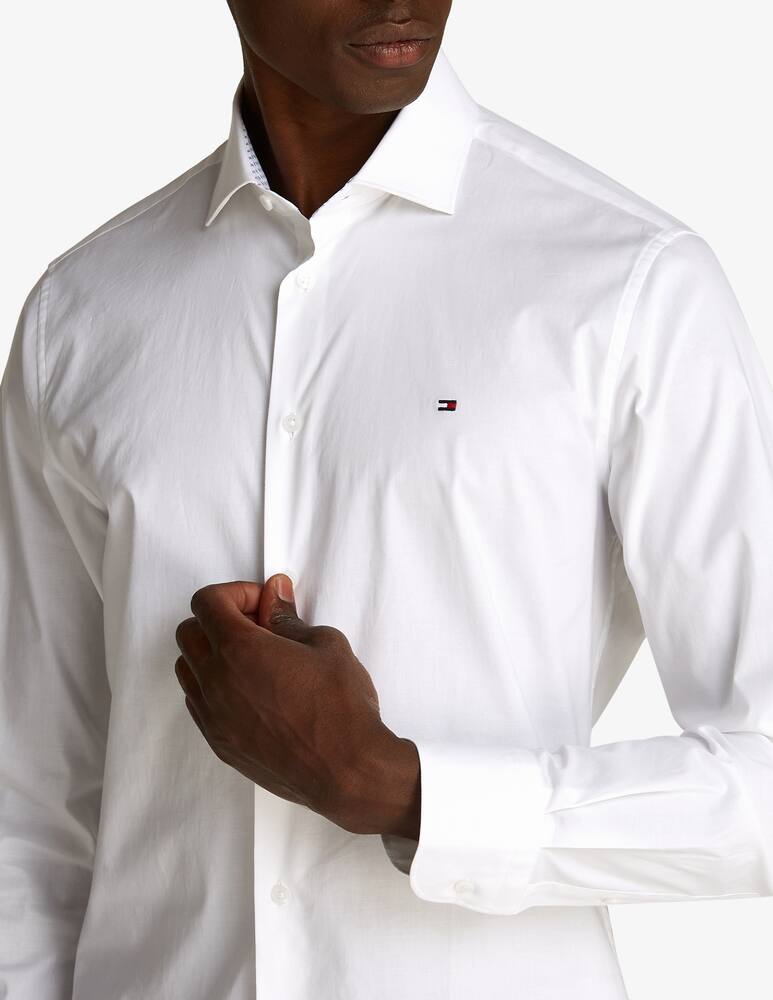 rinascente Tommy Hilfiger Camicia popeline a contrasto