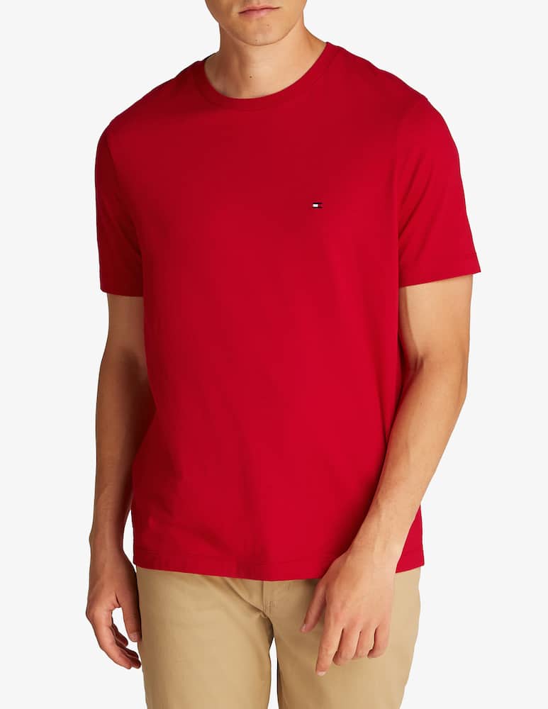Tommy Hilfiger T-shirt girocollo a tinta unita - immagine 6 Tommy Hilfiger T-shirt girocollo a tinta unita - immagine 6