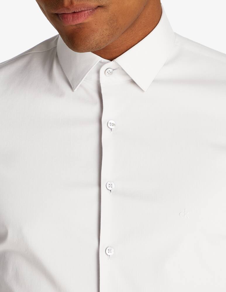 rinascente Calvin Klein Camicia popeline stretch slim