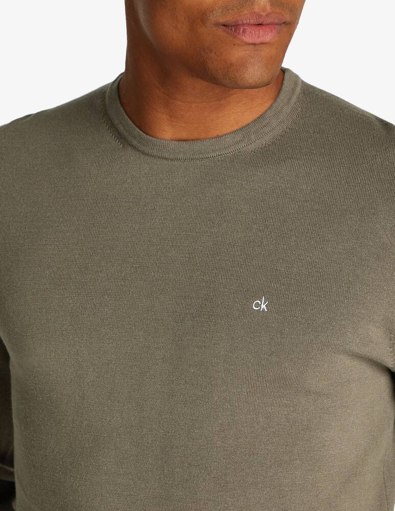 rinascente Calvin Klein Maglia girocollo cotone seta