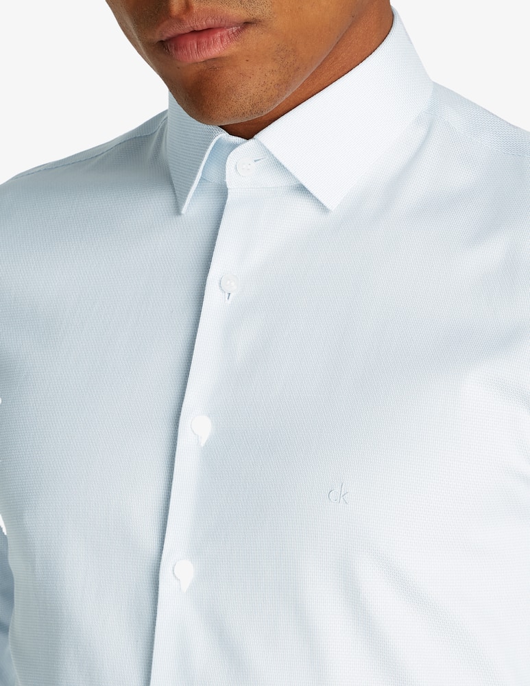 rinascente Calvin Klein Non iron textured shirt