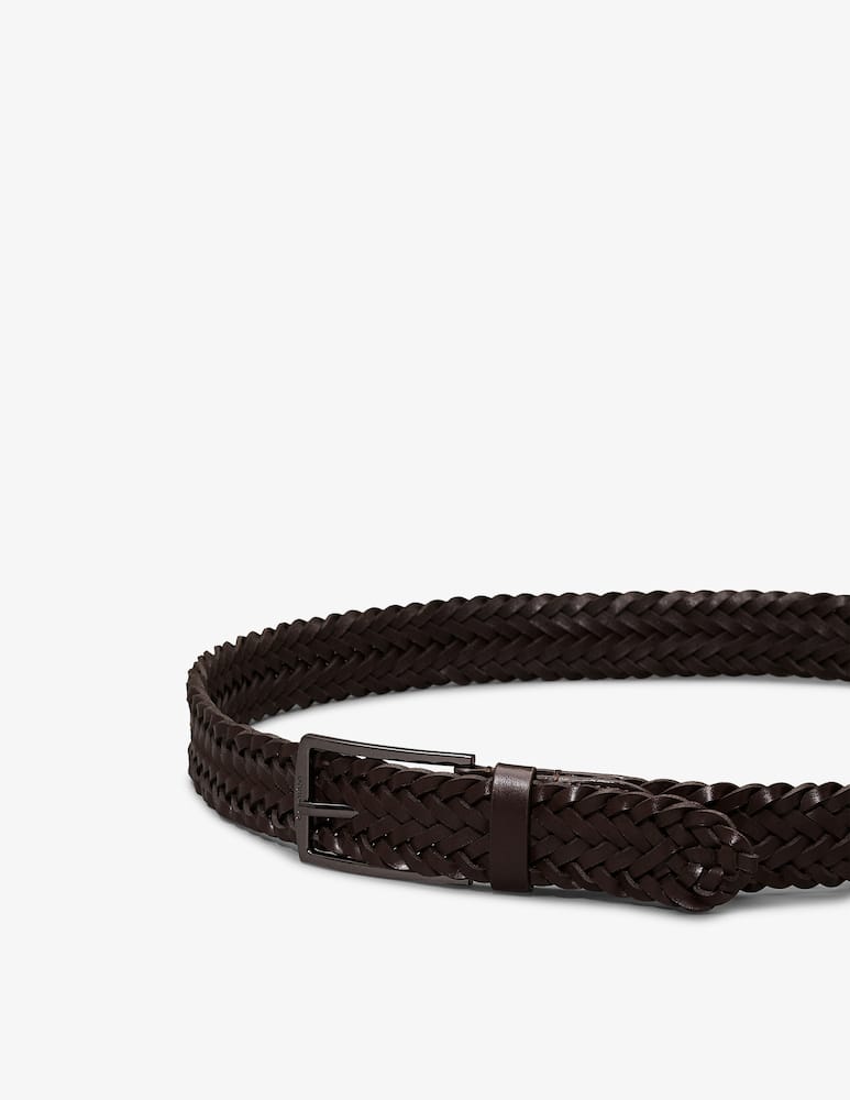 rinascente Calvin Klein Braided leather belt