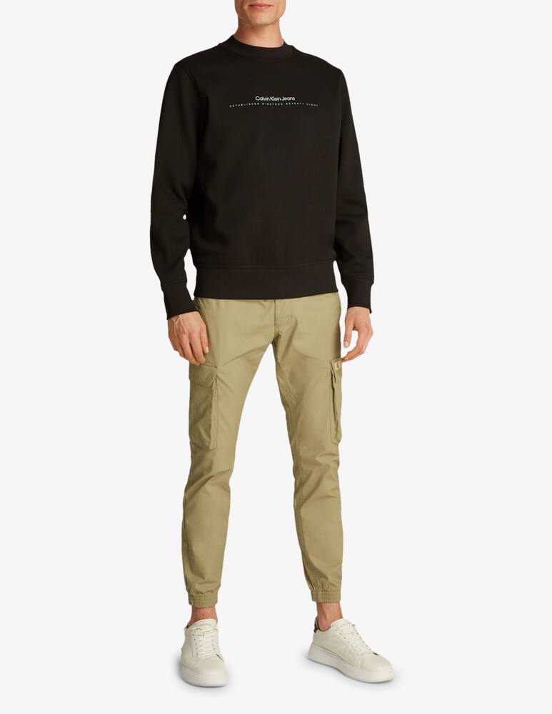 rinascente Calvin Klein Jeans Felpa girocollo scritta centrale