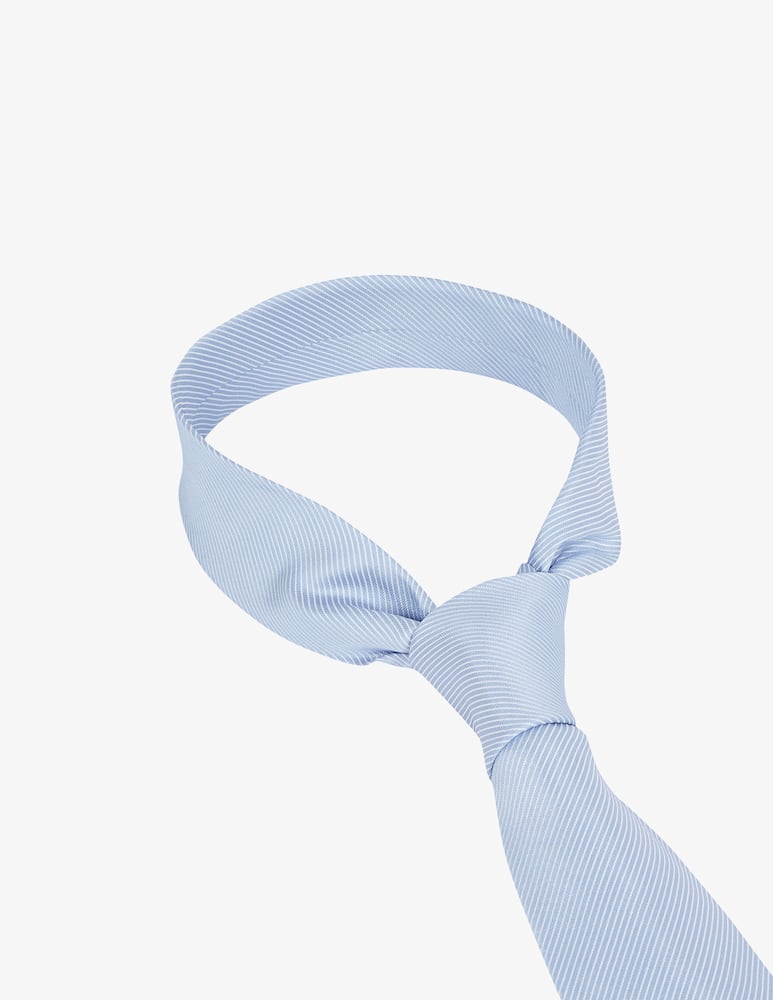 rinascente Calvin Klein Fine stripe silk tie