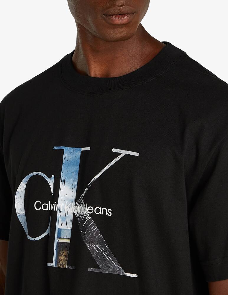rinascente Calvin Klein Jeans T-shirt monologo con stampa