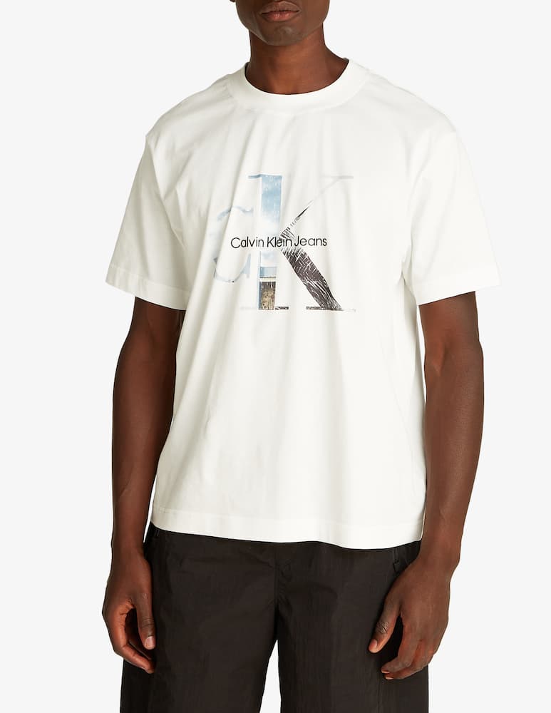 Calvin Klein Jeans T-shirt monologo fotografico - immagine 1 Calvin Klein Jeans T-shirt monologo fotografico - immagine 1