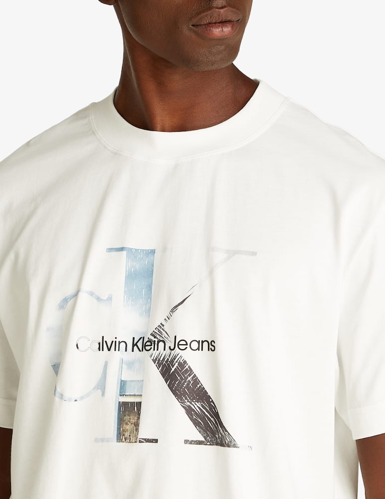 Calvin Klein Jeans T-shirt monologo fotografico - immagine 4 Calvin Klein Jeans T-shirt monologo fotografico - immagine 4