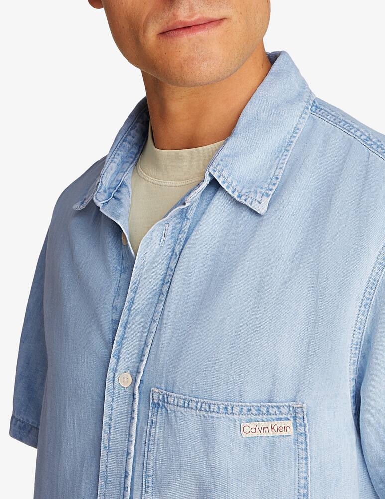 rinascente Calvin Klein Jeans Denim short sleeve shirt