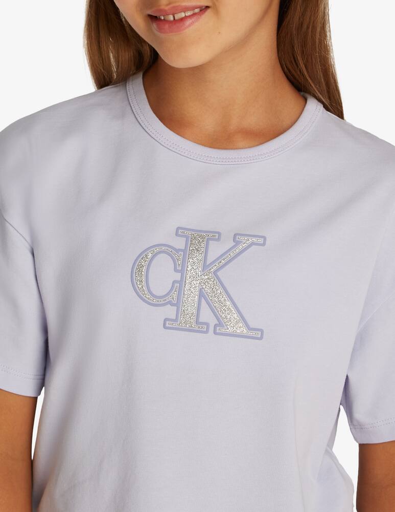 rinascente Calvin Klein Metallic logo t-shirt
