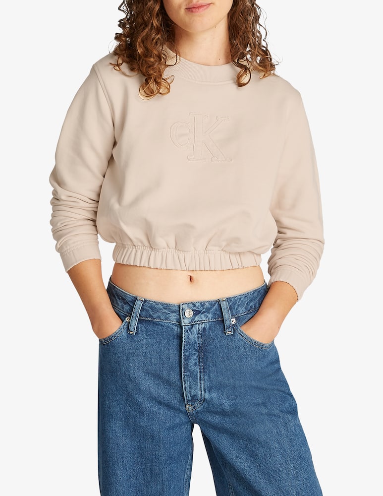 Calvin Klein Jeans Applique crewneck jumper - picture 1