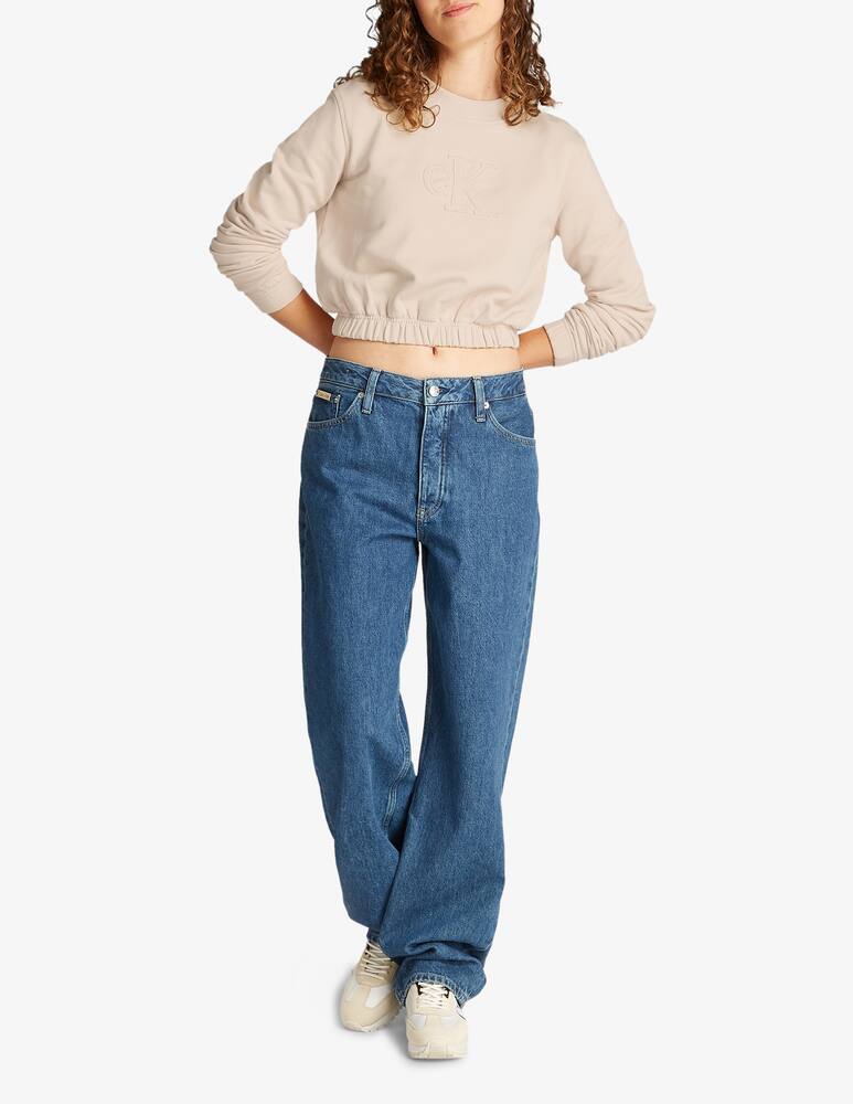 rinascente Calvin Klein Jeans Felpa girocollo applique CK