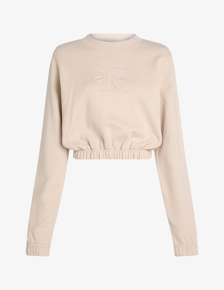 rinascente Calvin Klein Jeans Felpa girocollo applique CK