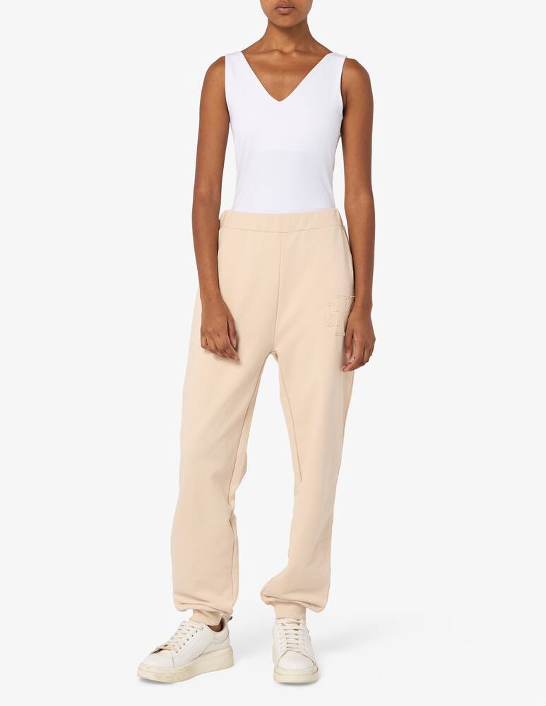 rinascente Calvin Klein Jeans Pantaloni jogger applique CK