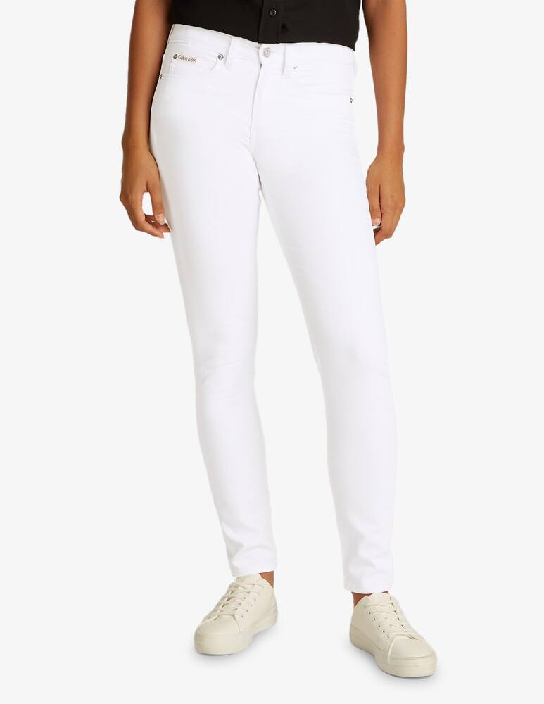 Calvin Klein Jeans Jeans skinny a vita media - immagine 1
