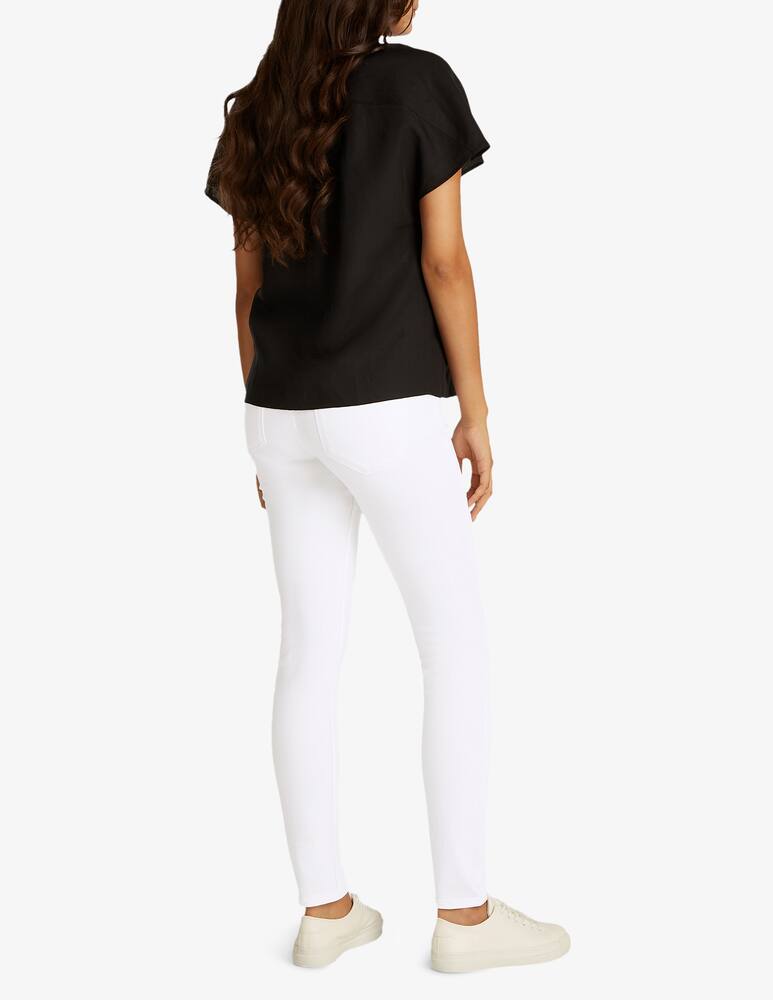 Calvin Klein Jeans Jeans skinny a vita media - immagine 3