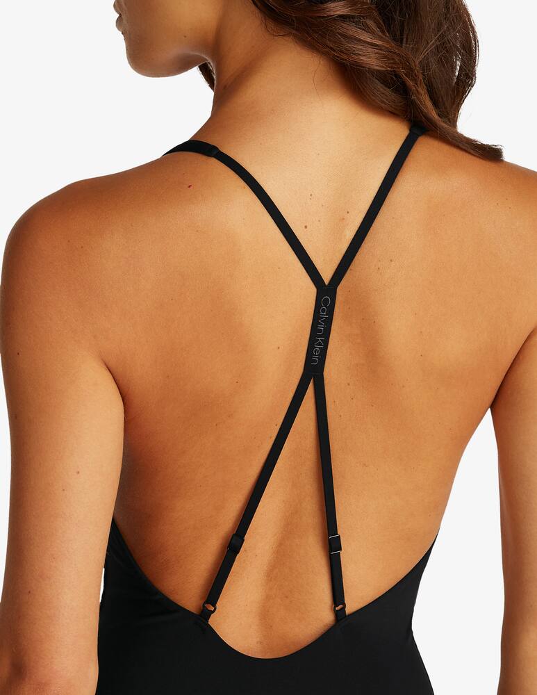 rinascente Calvin Klein Plunge one piece swimsuit