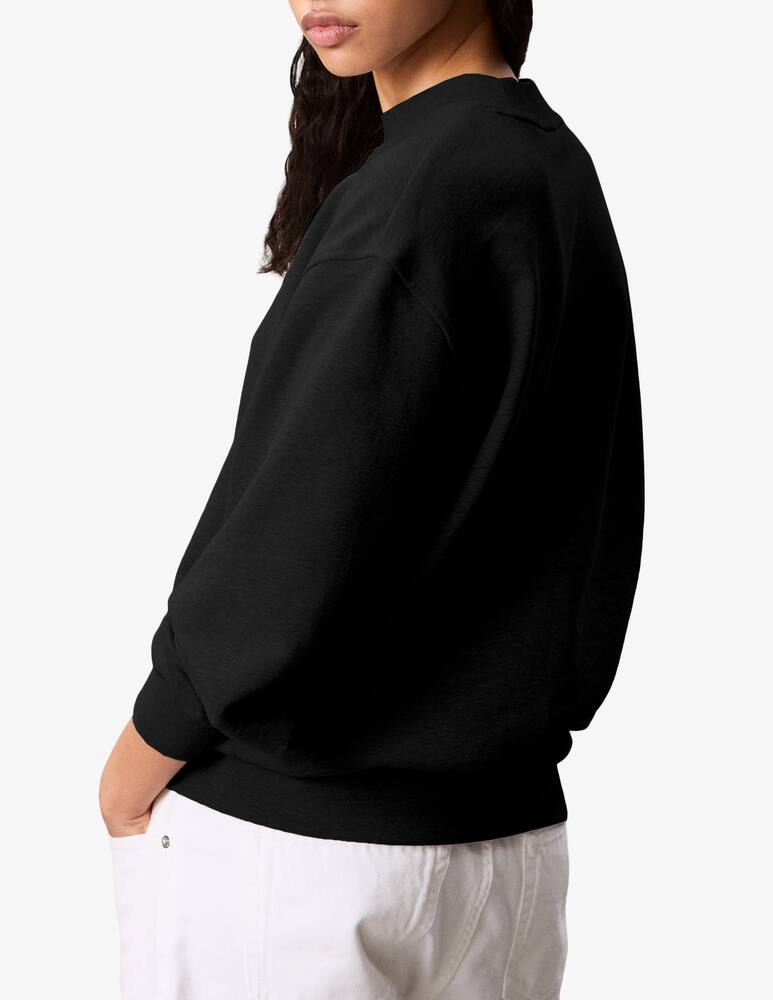 rinascente Calvin Klein Jeans Badge logo terry crewneck