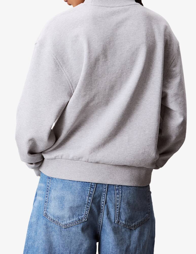 rinascente Calvin Klein Jeans Badge logo terry crewneck