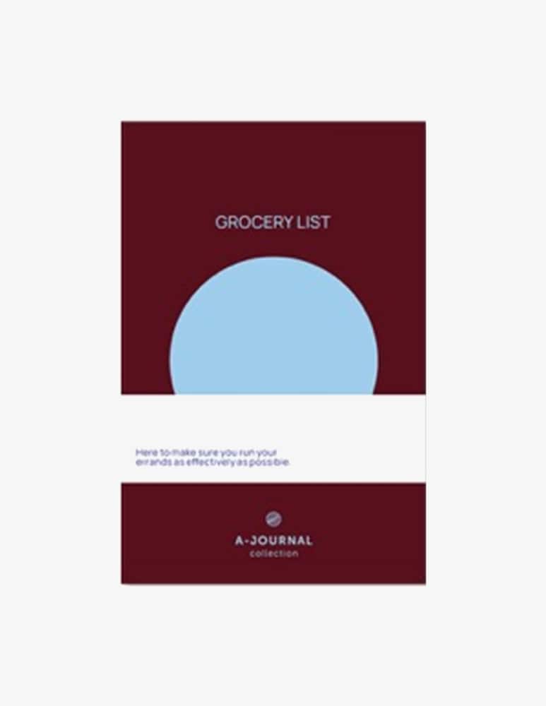 rinascente A-Journal Notepad Grocery List