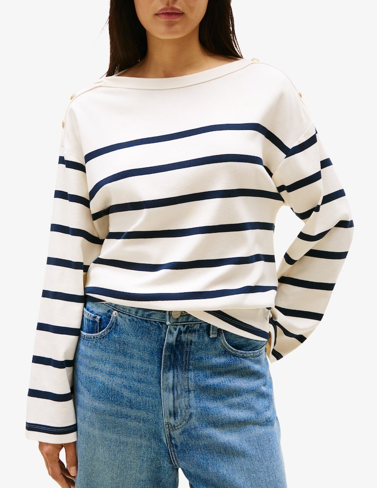 rinascente Tommy Hilfiger Maglia rigata con bottoni