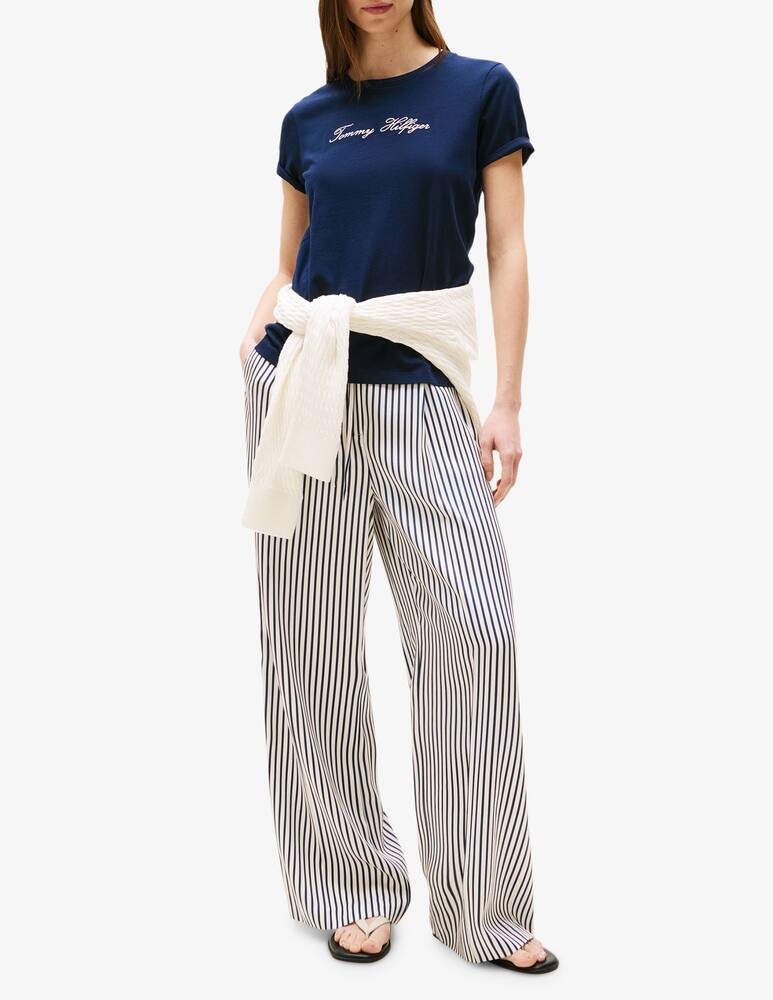 rinascente Tommy Hilfiger T-shirt logo ricamato