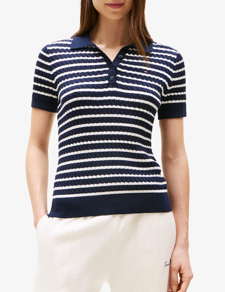 Tommy Hilfiger Polo maglia rigata - immagine 1