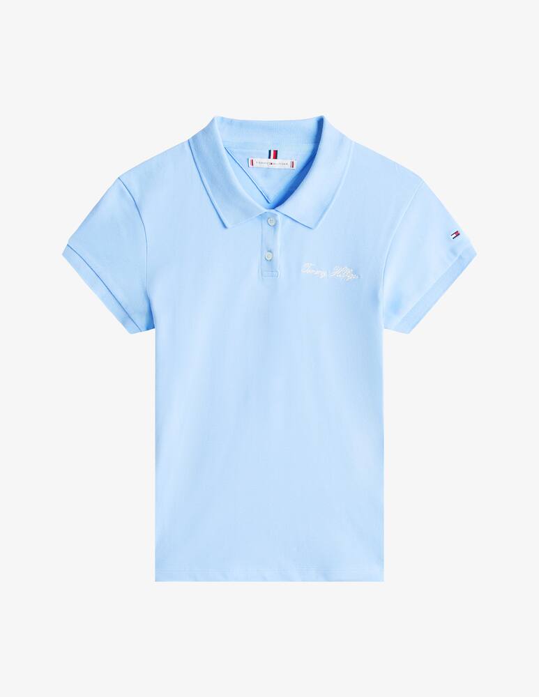 Tommy Hilfiger Polo piquet con logo - immagine 4
