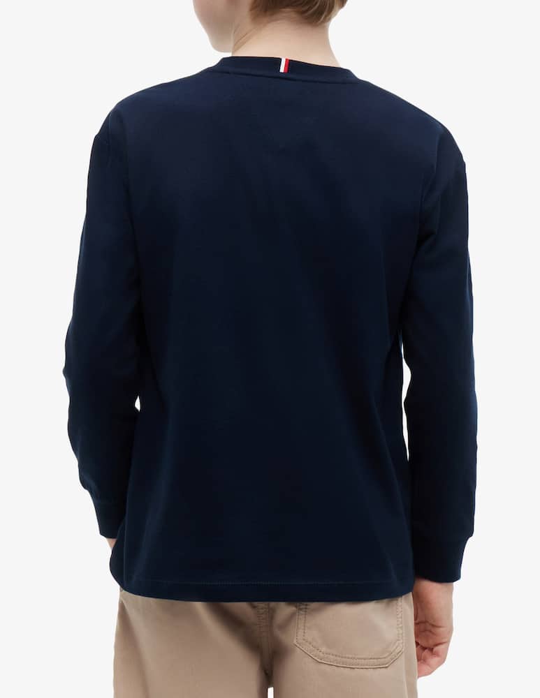 Tommy Hilfiger T-shirt essential a maniche lunghe - immagine 3 Tommy Hilfiger T-shirt essential a maniche lunghe - immagine 3