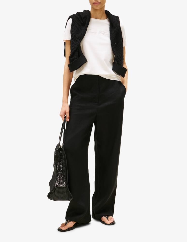 rinascente Tommy Hilfiger T-shirt logo ricamato