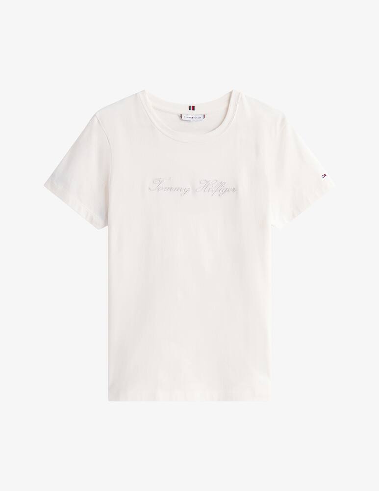 rinascente Tommy Hilfiger T-shirt logo ricamato