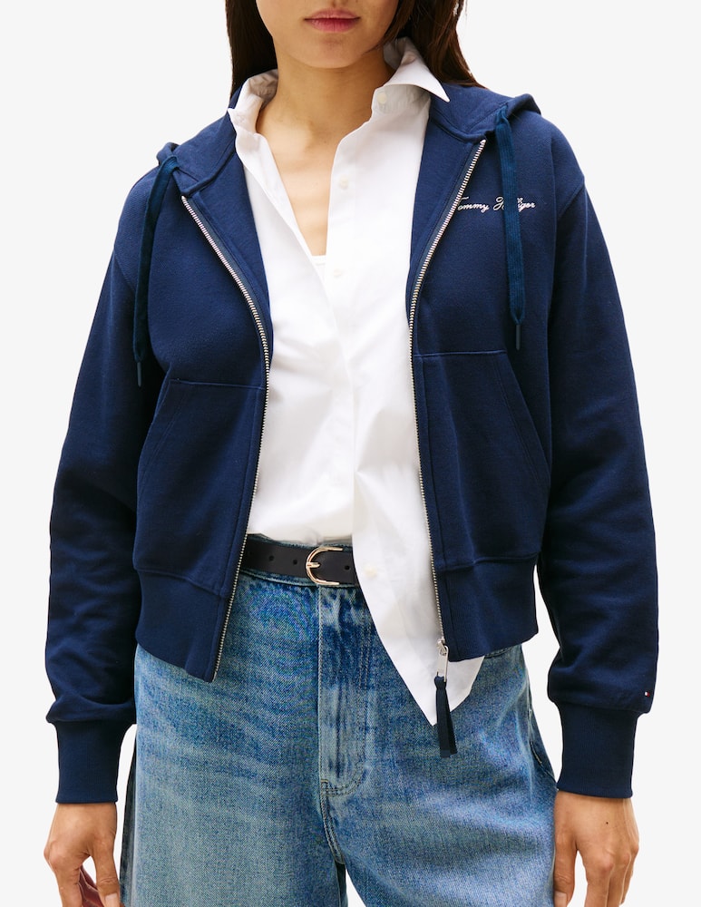 rinascente Tommy Hilfiger Felpa zip cappuccio