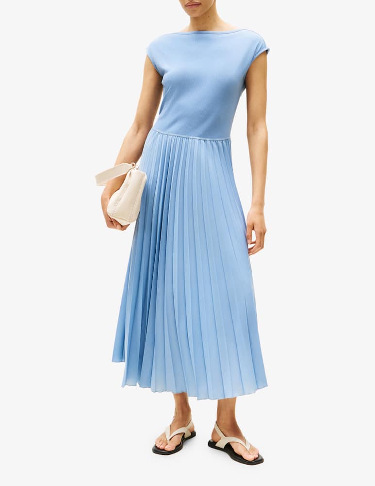 rinascente Tommy Hilfiger Abito in maglia con gonna plissé