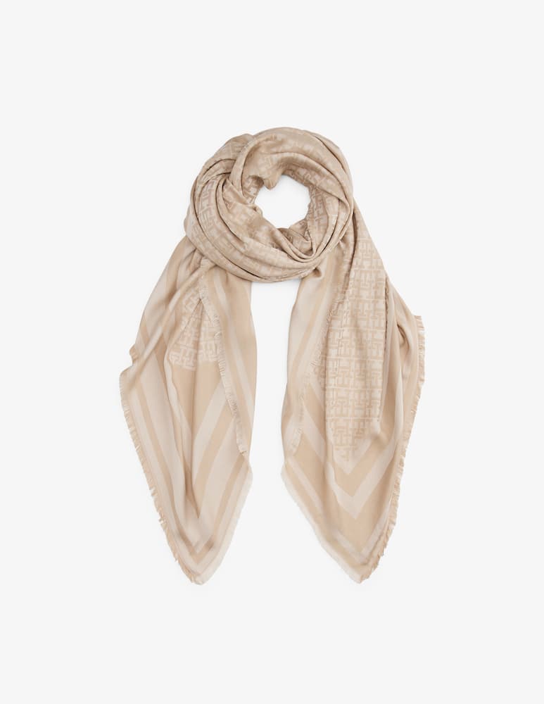 rinascente Tommy Hilfiger Sciarpa monogram quadrato