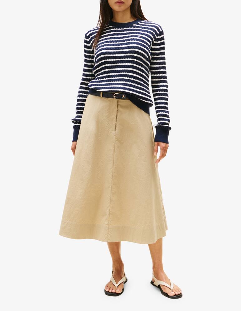 rinascente Tommy Hilfiger Striped cable knit jumper