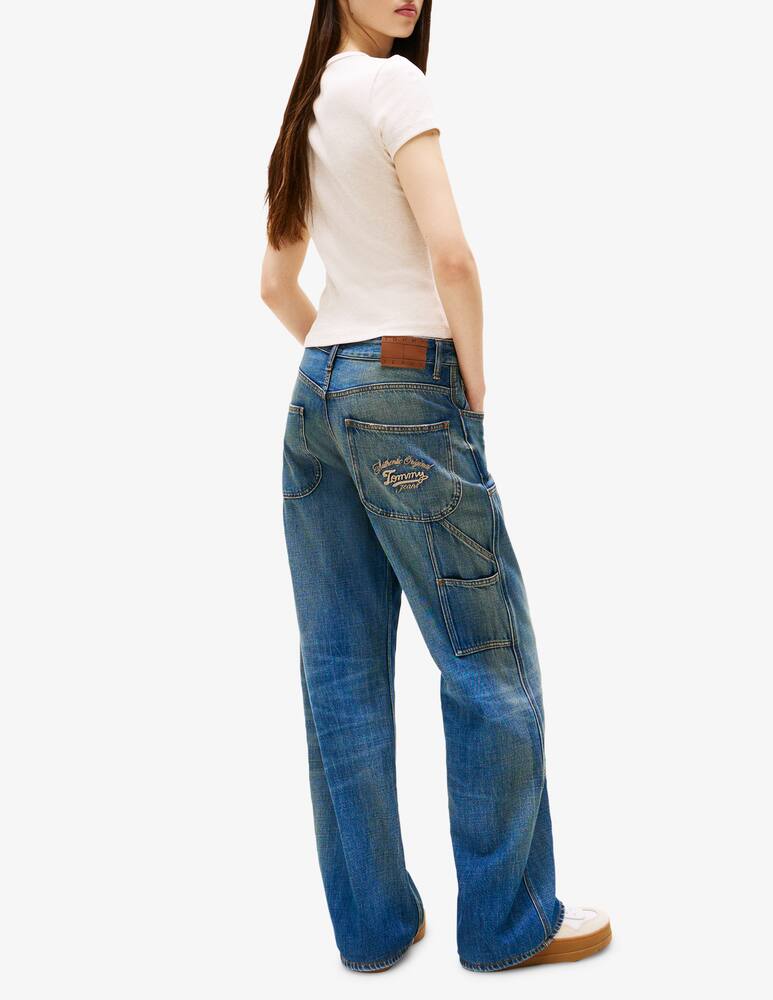 rinascente Tommy Jeans Slim badge rib t-shirt