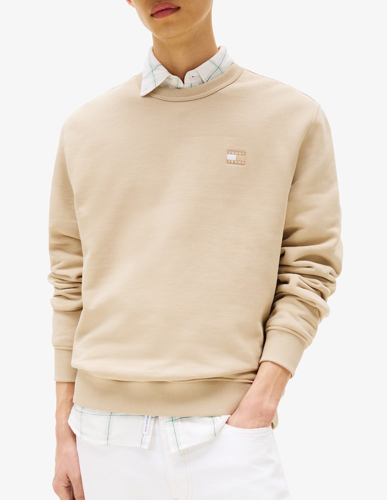 rinascente Tommy Jeans Badge crewneck jumper