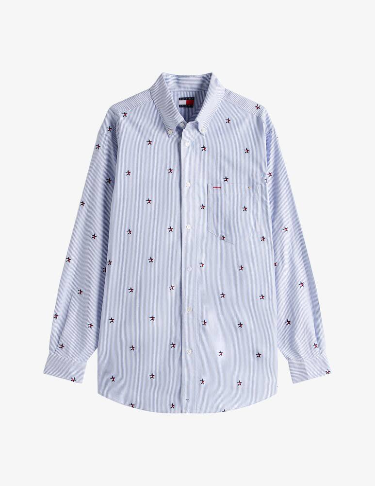 Tommy Jeans Camicia ricamata a righe - immagine 3 Tommy Jeans Camicia ricamata a righe - immagine 3