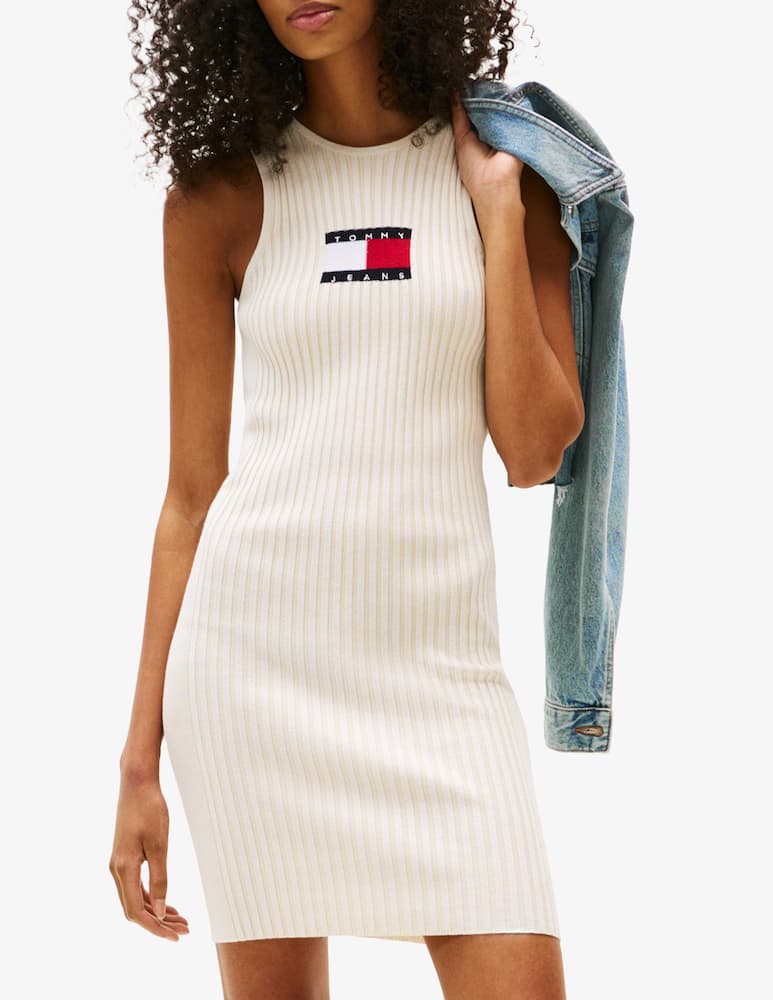 rinascente Tommy Jeans Flag sweater mini dress